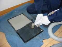 換気暖房・換気システムのフィルター清掃